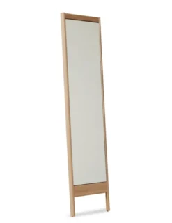 Sale Form & Refine A line Mirror Hvid olieret eg - Stock sale