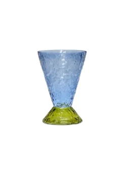 Clearance Hübsch Abyss Vase Blue/Olive Green