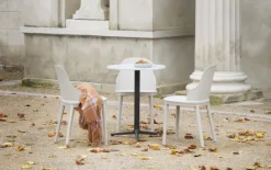 Best Normann Copenhagen Allez stol polstret Canvas eg Varm grå