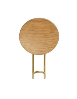 Best Woud Around Wall Hanger Oak/Satin Brass - Large