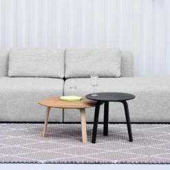 Best HAY Bella Coffee Table Large Sort Farvet Massiv Eg