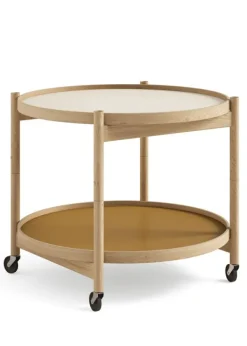 Best Brdr. Krüger Bølling Bakkebord 60 / Olieret Eg SUNNY - Yellow/Cream
