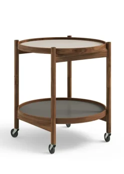 Best Brdr. Krüger Bølling Bakkebord 50 / Olieret Valnød STONE - Light Grey/Dark Grey
