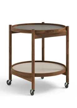 Best Brdr. Krüger Bølling Bakkebord 50 / Olieret Valnød STONE - Light Grey/Dark Grey