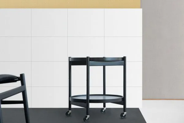 Best Brdr. Krüger Bølling Bakkebord 50 / Olieret Valnød STONE - Light Grey/Dark Grey