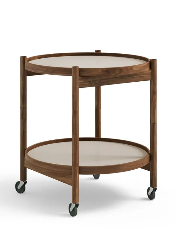 Best Brdr. Krüger Bølling Bakkebord 50 / Olieret Valnød STONE - Light Grey/Dark Grey