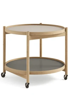 Fashion Brdr. Krüger Bølling Bakkebord 60 / Olieret Eg STONE - Light Grey/Dark Grey