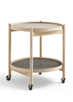 Hot Brdr. Krüger Bølling Bakkebord 50 / Olieret Bøg STONE - Light Grey/Dark Grey