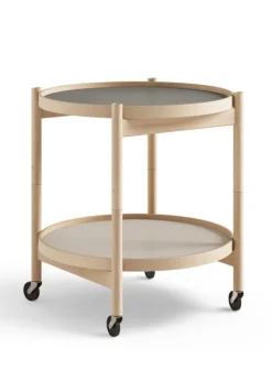 Hot Brdr. Krüger Bølling Bakkebord 50 / Olieret Bøg STONE - Light Grey/Dark Grey