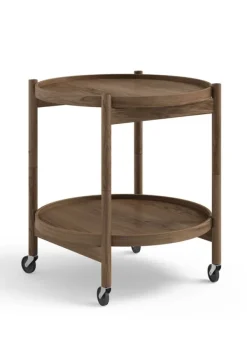 Best Brdr. Krüger Bølling Bakkebord 50 / Røget Olieret Eg Veneer/Veneer