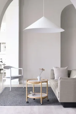 Best Brdr. Krüger Bølling Bakkebord 60 / Sortlakeret Bøg STONE - Light Grey/Dark Grey