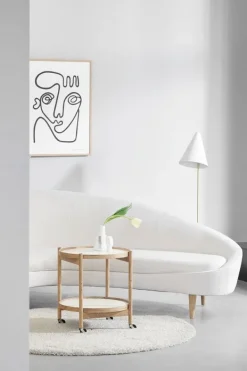 Best Brdr. Krüger Bølling Bakkebord 60 / Sortlakeret Bøg STONE - Light Grey/Dark Grey