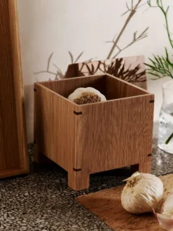 Best Ferm Living Bon Garlic Box Natural Oak