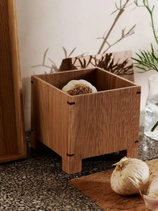 Best Ferm Living Bon Garlic Box Natural Oak