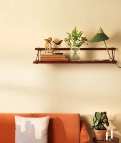 Best Warm Nordic Brass Top Lamp Rusty Red