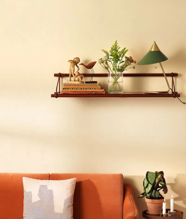 Best Warm Nordic Brass Top Lamp Rusty Red