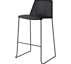 Best Cane-line Breeze Barstol 5465 LI/LS/LW Sort