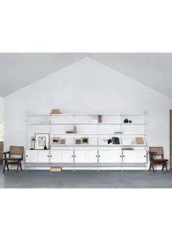 Best String Furniture Cabinet w/ Sliding Doors Small - Ash