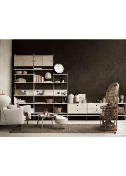 Best String Furniture Cabinet w/ Sliding Doors Large - Ash