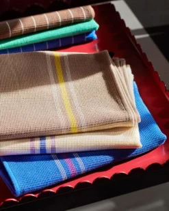 Best HAY Canteen Tea Towel Beige & Yellow