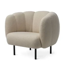 Best Warm Nordic Cape Stitch Lounge Chair Barnum 2 (Sand)