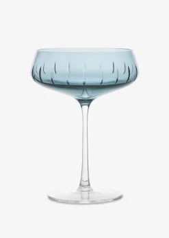 Best Louise Roe Champagne Coupe | Single Cut Blue - Stock sale