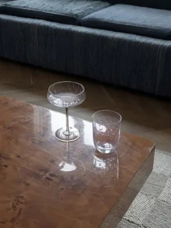 Clearance Louise Roe Champagne Coupe | Single Cut Clear - Stock sale