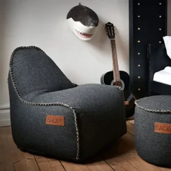 Sale SACKit Cobana Junior Lounge Chair & Pouf Cobana Black