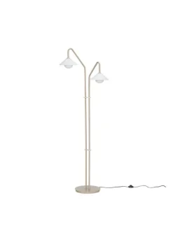 Sale Hübsch Como Gulvlampe Beige / Hvid
