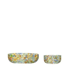 Sale Hübsch Confetti Bowls (set of 2) Confetti - Stock sale