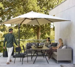 Best Cane-line Connect Dining lounge 2-Seater Sofa Right Module Taupe / Taupe