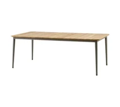 Fashion Cane-line Core spisebord Teak/Taupe medium