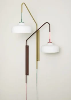Fashion Hübsch Current Wall Light Green/Khaki