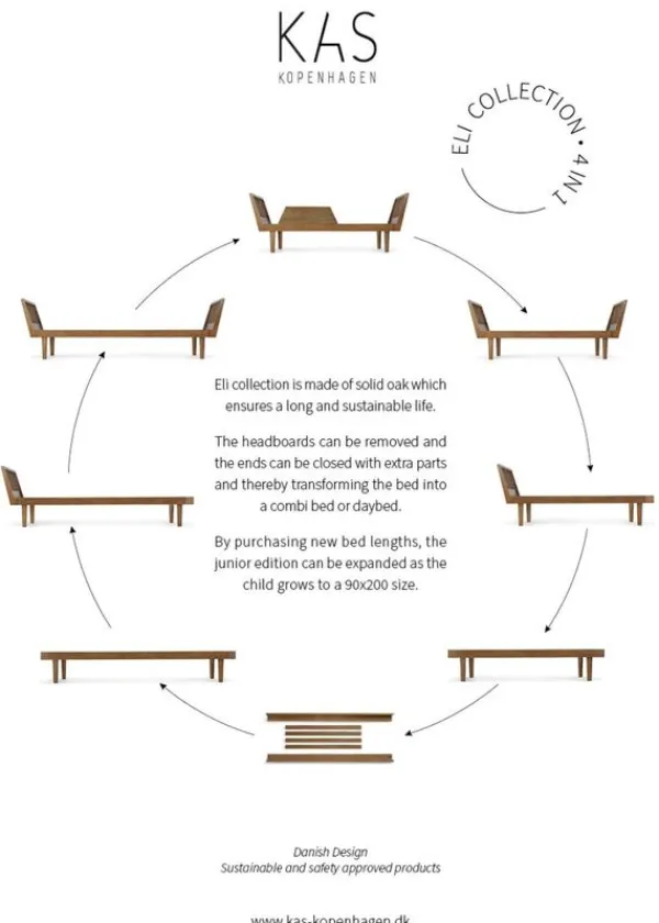 Discount KAS Kopenhagen Eli Daybed Smoked Oak