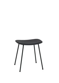 Best Muuto Fiber Stool - Tube Base Sort/Sort