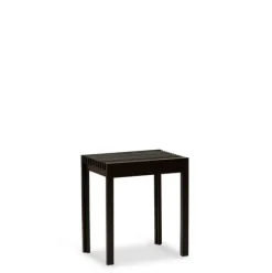 Best Form & Refine - Lightweight Stool Black Stained Oak