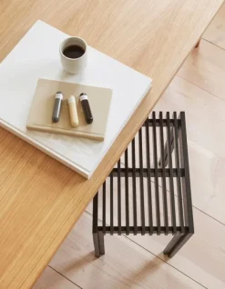 Best Form & Refine - Lightweight Stool Black Stained Oak