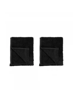 Discount Blomus FRINO Set Of 2 Guest Towels Black
