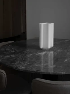 Fashion Louise Roe Funki Vase Funki Vase Asymmetric Opal White - Stock sale