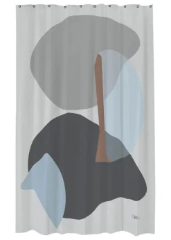 Hot Mette Ditmer GALLERY Shower Curtain Blue, Grey