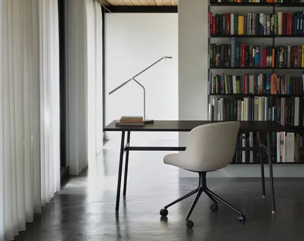 Clearance Normann Copenhagen Hyg Chair Swivel 4W Grå - Aluminium