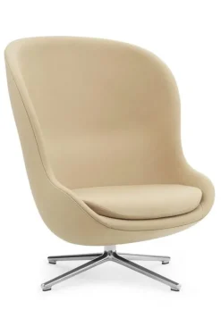 Best Normann Copenhagen Hyg Lounge Chair by Simon Legald / High Synergy / Aluminium Drejestel