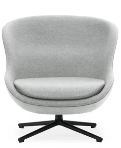 Best Normann Copenhagen Hyg Lounge Chair by Simon Legald / Low Synergy / Sort Aluminium Drejestel