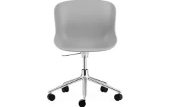 Clearance Normann Copenhagen Hyg Stol Drejestel 5W Gaslift Sæde: Grå / Stel: Aluminium