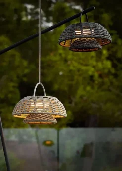Best Cane-line Illusion Lampe til Ophæng Cane-line Soft Rope, Dark Grey