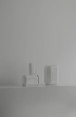 Clearance Louise Roe Jewel Vase 03 Clear