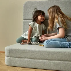 Best By KlipKlap Klip Klap KK 3 fold sofa w. buttons XL - Beige w/ Sand