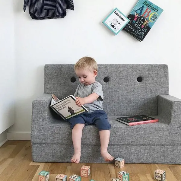 Best By KlipKlap Klip Klap KK Kids Sofa Beige w/ Sand