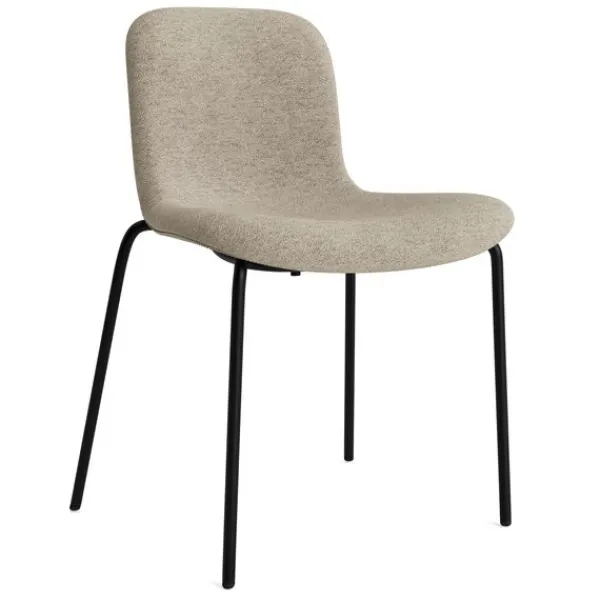 Best NORR11 Langue Chair Soft Steel Frame: Black / Upholstery: Barnum Col 3