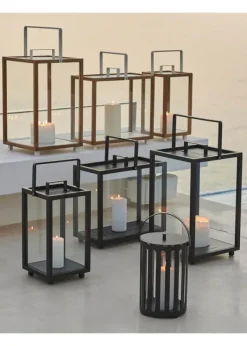 New Cane-line Lighthouse Outdoor Lantern Lavagrå - Rektangulær